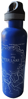 McGovern Outdoor Crater Lake Map Water bottle